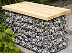 wire baskets for rock wall